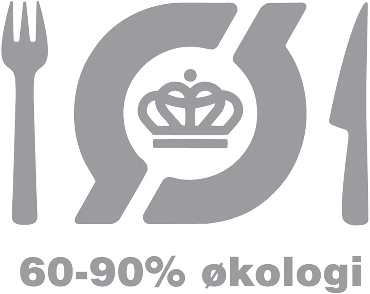 Det Økologisk Spisemærkeのシルバーラベル。キッチンに掲げられていました
